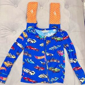 Footie Zippered One Piece Limited Edition Hot Wheels Design